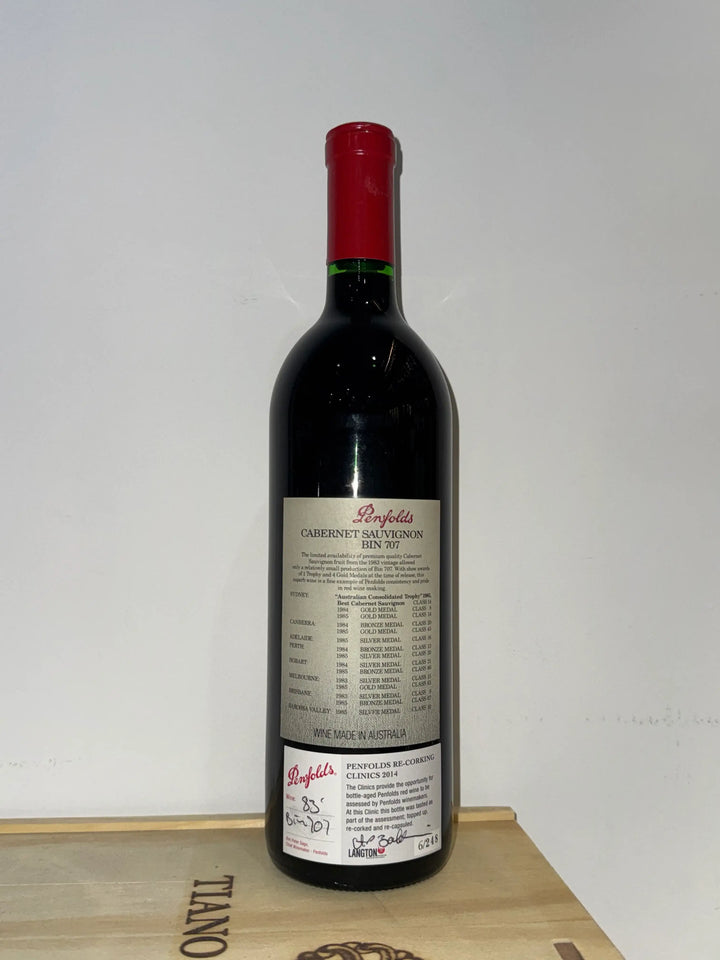 1983 Penfolds Bin 707 Cabernet Sauvignon 750ml (Clinic 2014) - Craft Republic Liquor