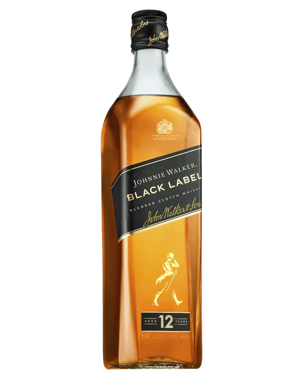Johnnie Walker Black Label Blended Scotch Whisky 1L