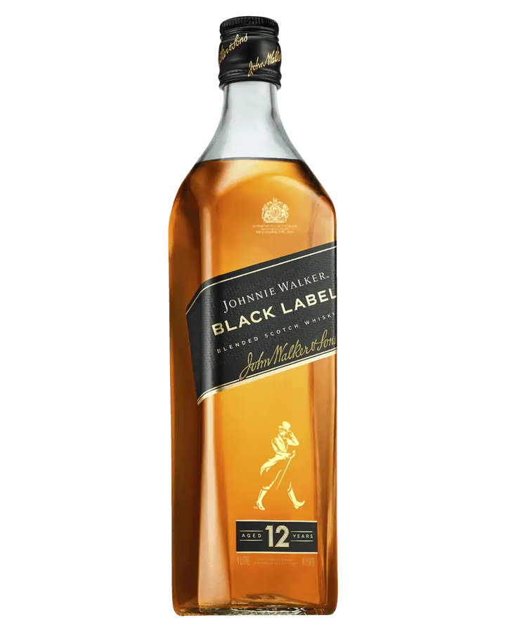 Johnnie Walker Black Label Blended Scotch Whisky 1L