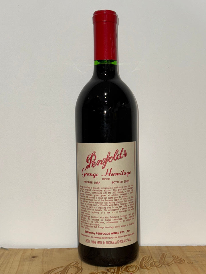 1983 Penfolds Bin 95 Grange Shiraz 750ml Re-Corking Clinic 2022