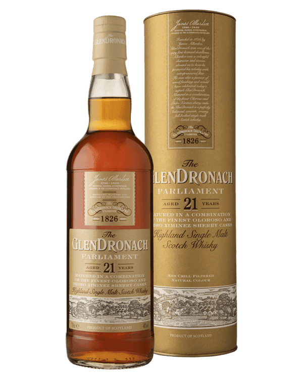 The GlenDronach 21 Year Old Parliament Single Malt Scotch Whisky 700ml