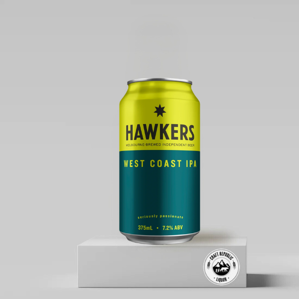 Hawkers West Coast IPA 375ml Can