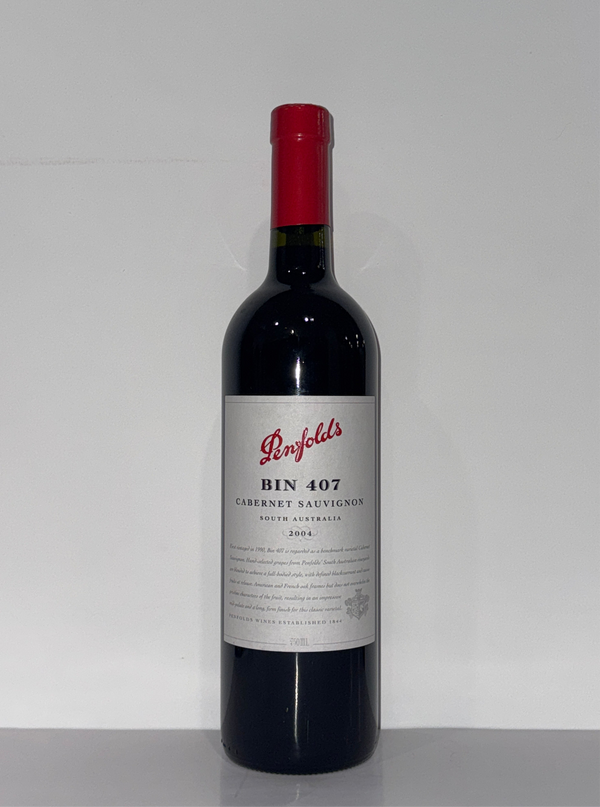 2004 Penfolds Bin 407 Cabernet Sauvignon 