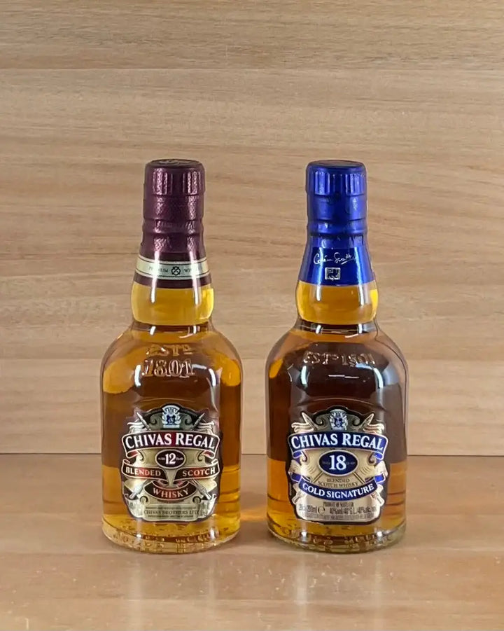 Chivas Regal 12 YO and 18 YO 200ml×2 Multi Pack - Craft Republic Liquor