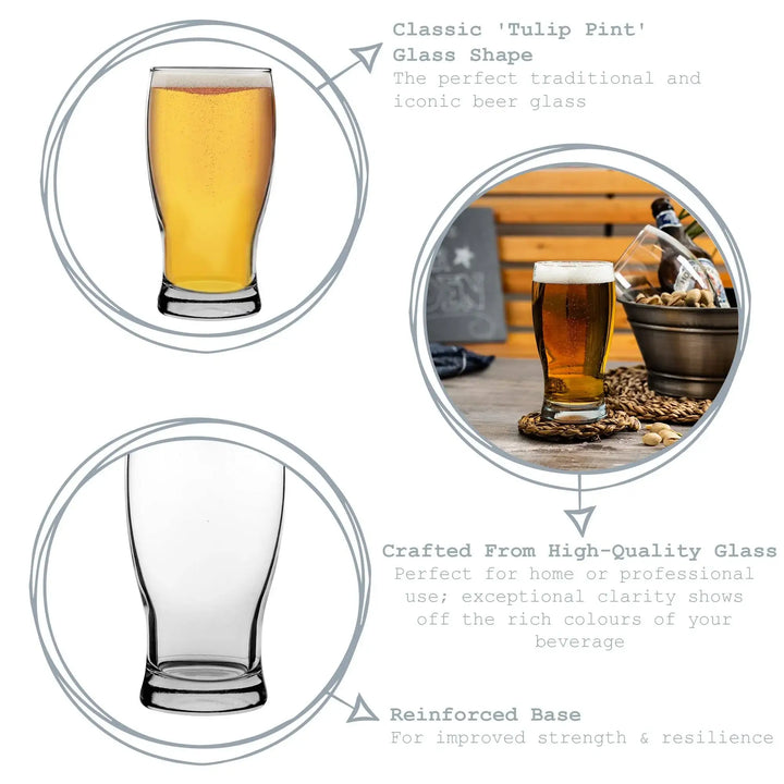 LAV Belek Pint Beer Glass - 580ml - Craft Republic Liquor
