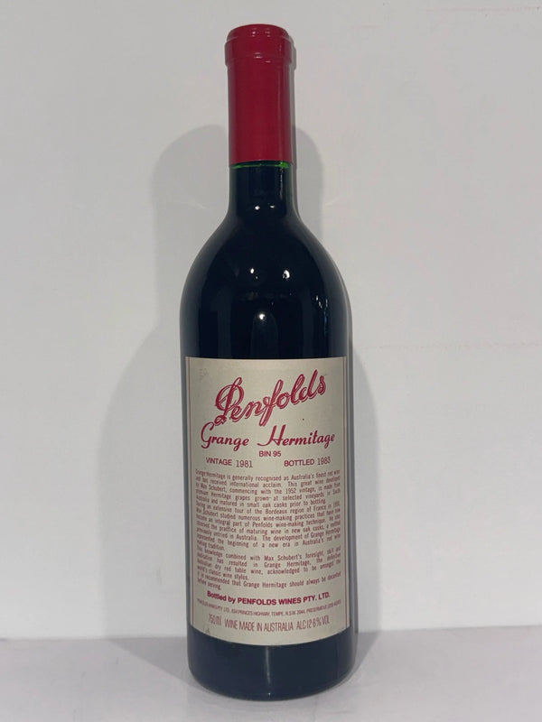 1981 Penfolds Bin 95 Grange Shiraz 750ml (Clinic 2025)