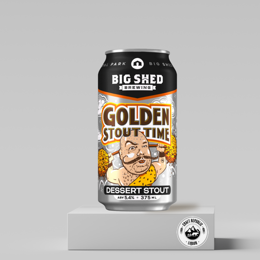 Big Shed Golden Stout Time 375mL Can