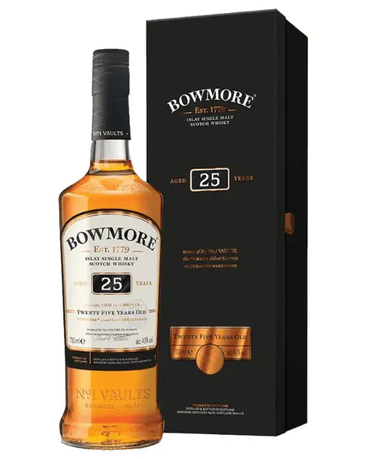 Bowmore 25 Year Old Single Malt Scotch Whisky 700ml - Craft Republic Liquor
