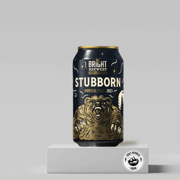 Bright Brewery Stubborn 2023 Imperial Stout 355ml Can