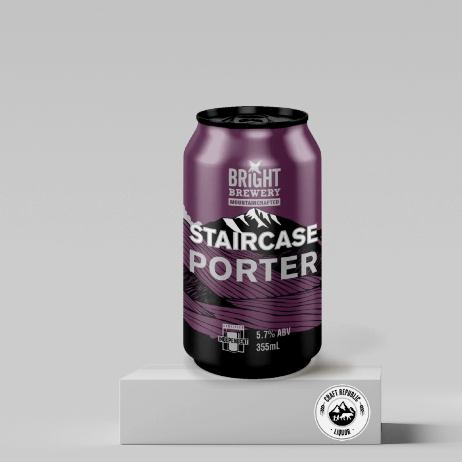 Bright Staircase Porter 355ml Can – Craft Republic Liquor