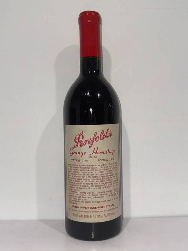 1980 Penfolds Bin 95 Grange Shiraz 750ml (Clinic 2025)