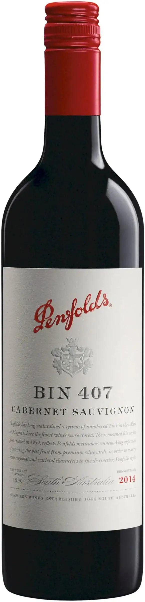 2014 Penfolds Bin 407 Cabernet Sauvignon 750ml - Craft Republic Liquor