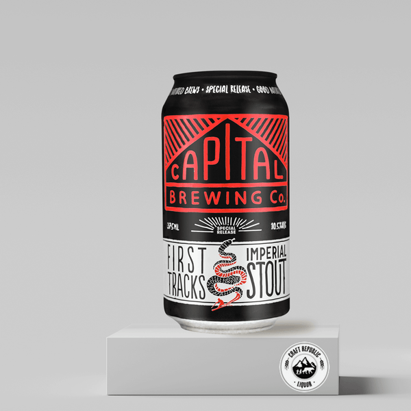 Capital First Tracks Imperial Stout 375ml Can