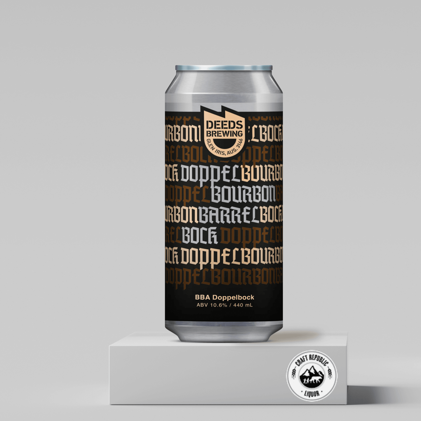 Deeds Doppel Bourbon Barrel Bock 440ml Can