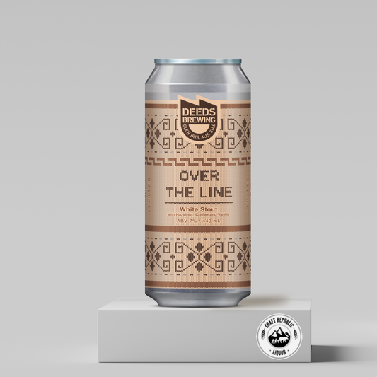 Deeds Over the line White Stout 440ml Can