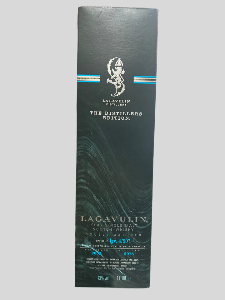 Lagavulin Distillers Edition Double Matured 4/507 2002 750ml Bottle - Craft Republic Liquor