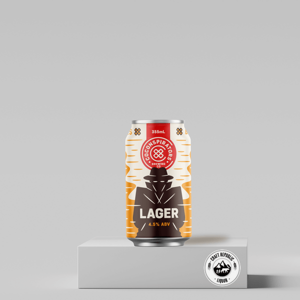 CoConspirators Usual Suspects Lager 355ml Can
