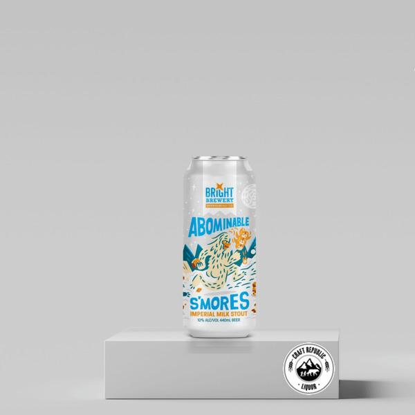 Bright Abominable S'mores Imperial Milk Stout 440ml Can