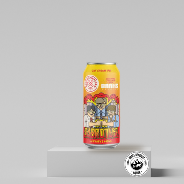 CoConspirators x Banks Sabrotage Oat Cream IPA 440ml Can