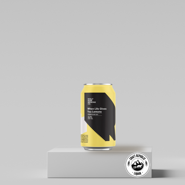 Molly Rose Life Gives You Lemons Farmhouse Ale 375ml Can