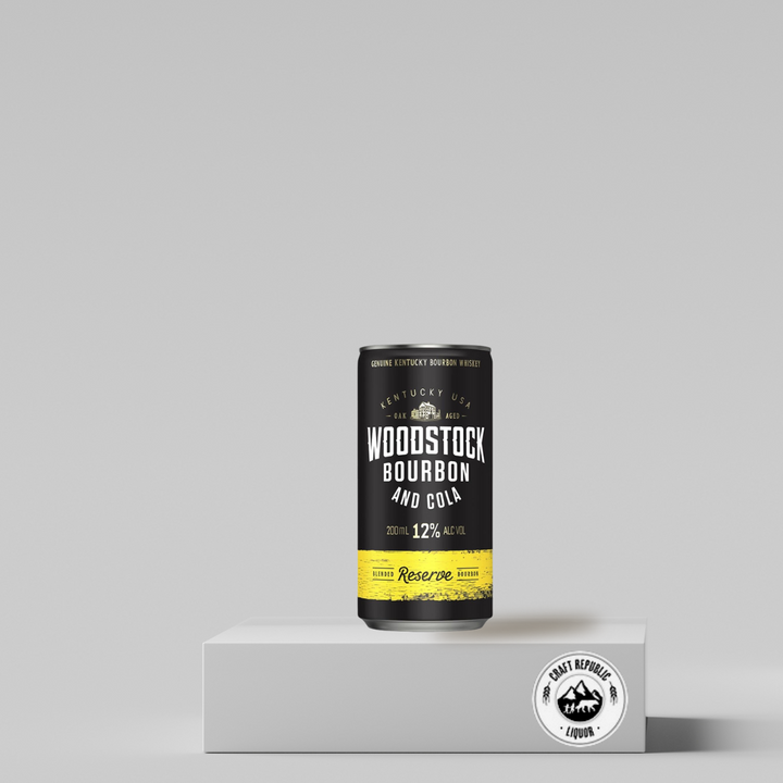 Woodstock and Cola 12% 200ml Can - Craft Republic Liquor