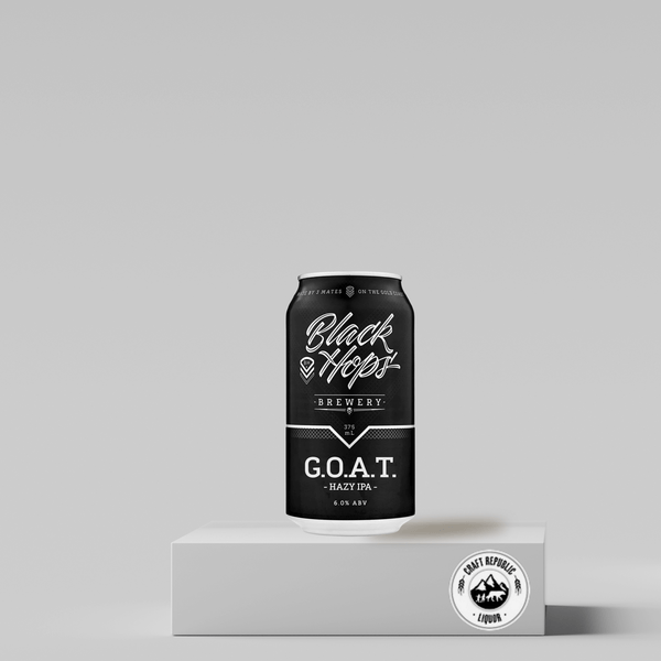 Black Hops GOAT Hazy IPA 375ml Can