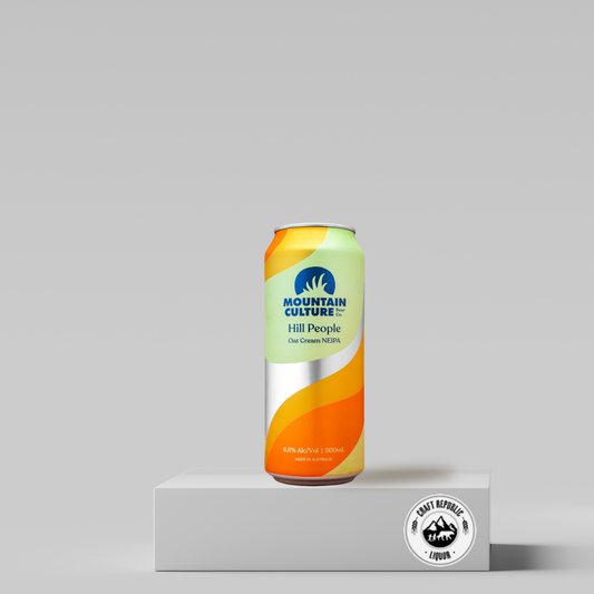 Mountain Culture Hill People Oat Cream NEIPA 500ml Can