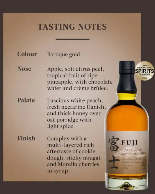 Fuji Single Malt Japanese Whisky 46% 700ml - Craft Republic Liquor
