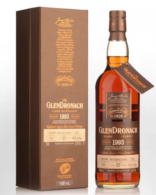 GlenDronach 1993 27 Year Old PX Puncheon Single Cask #6735 700ml - Craft Republic Liquor