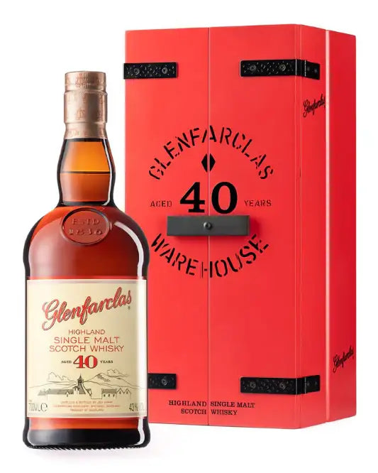 Glenfarclas 40 Year Old Single Malt Scotch Whisky 750ml - Craft Republic Liquor