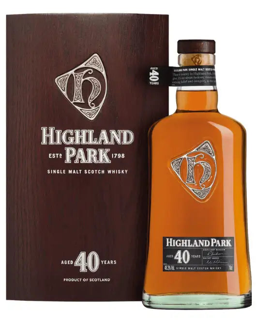 Highland Park 40 Year Old Single Malt Scotch Whisky WB 700ml - Craft Republic Liquor