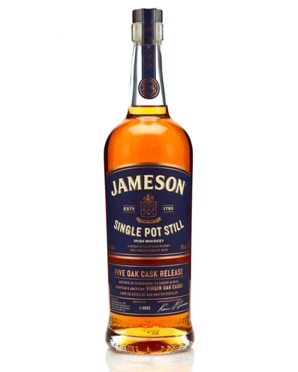 Jameson Single Pot Still - Five Oak Cask Release Whiskey 700ml - Craft Republic Liquor