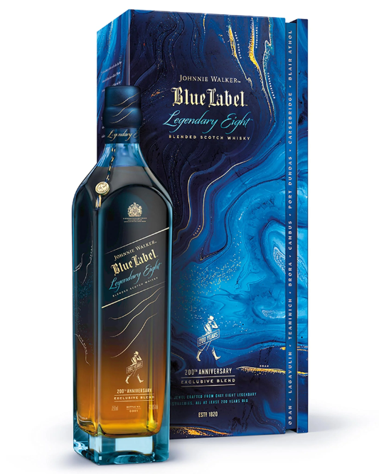 Johnnie Walker Blue Label Legendary Eight 200th Anniversary Edition 750ml - Craft Republic Liquor