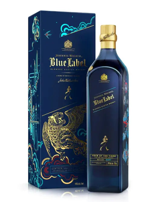 Johnnie Walker Blue Label Limited Edition Year of the Tiger Blended Scotch Whisky 750ml - Craft Republic Liquor