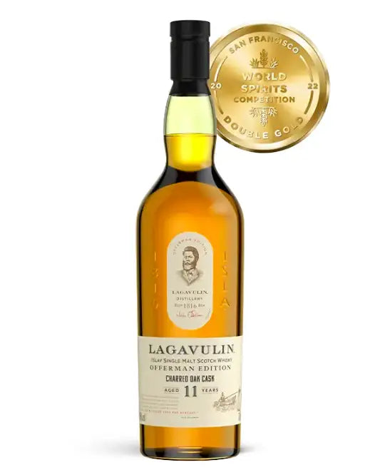 Lagavulin Offerman Edition Charred Oak Cask Finish 11 Year Old Single Malt Scotch Whisky 750ml - Craft Republic Liquor