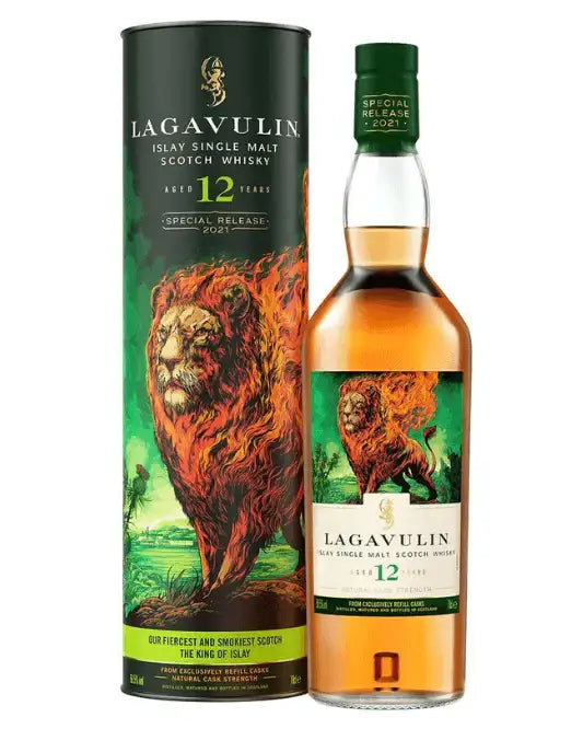 Lagavulin 12 Year Old Special Release 2021 Cask Strength Single Malt Scotch 56.5% 700ml - Craft Republic Liquor