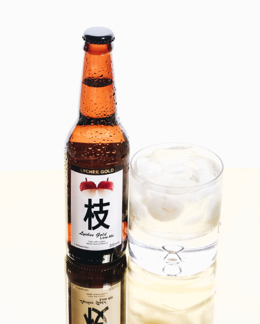 Lychee Gold Cider Low Alc 1.15% 330ml x 24pk - Craft Republic Liquor