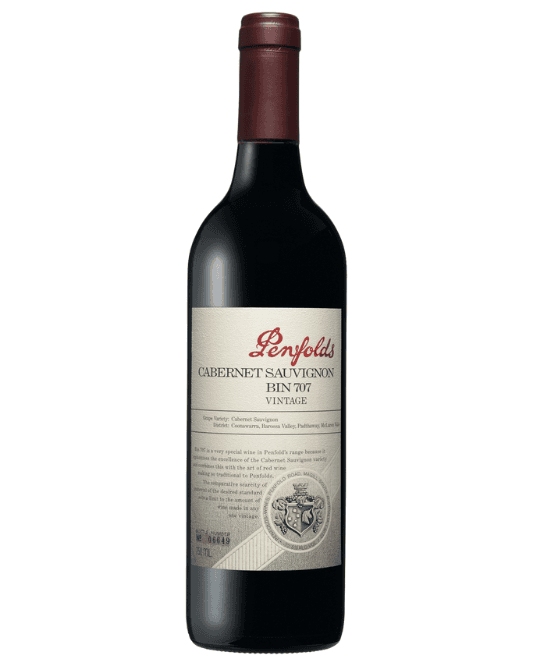1996 Penfolds Bin 707 Cabernet Sauvignon 750ml - Craft Republic Liquor