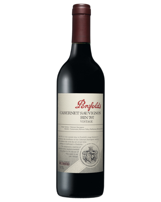 1982 Penfolds Bin 707 Cabernet Sauvignon 750ml