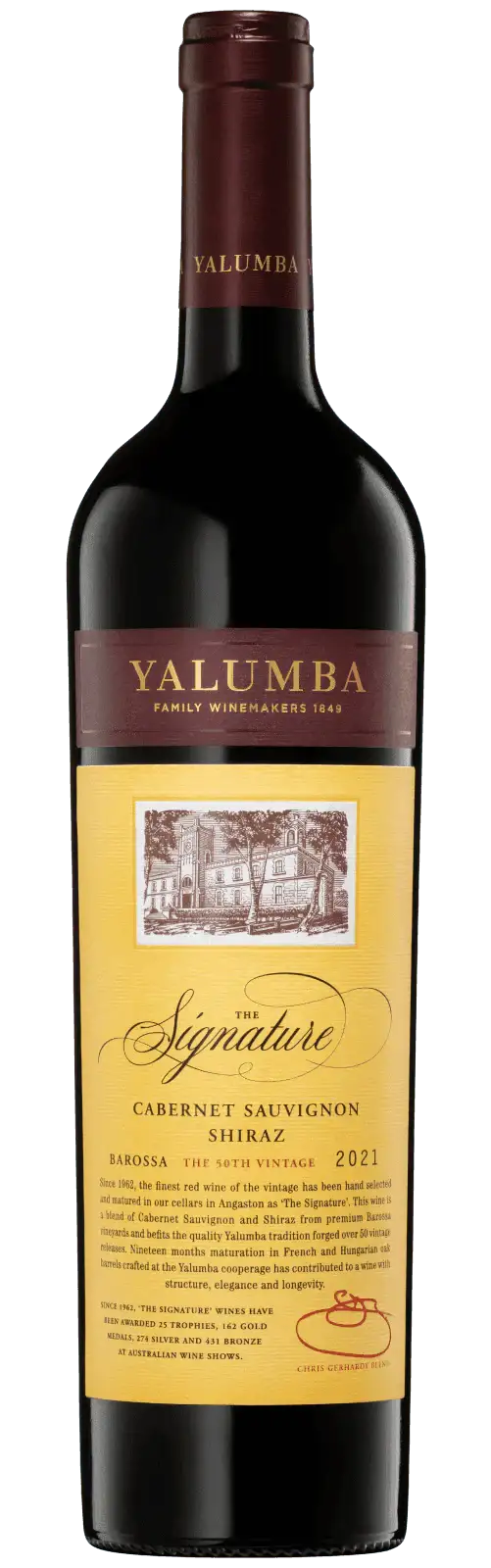 2021 Yalumba The Signature Cabernet Sauvignon Shiraz 750ml - Craft Republic Liquor