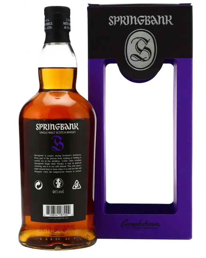 Springbank 18 Year Old Single Malt Whisky 2020 Release 700ml - Craft Republic Liquor