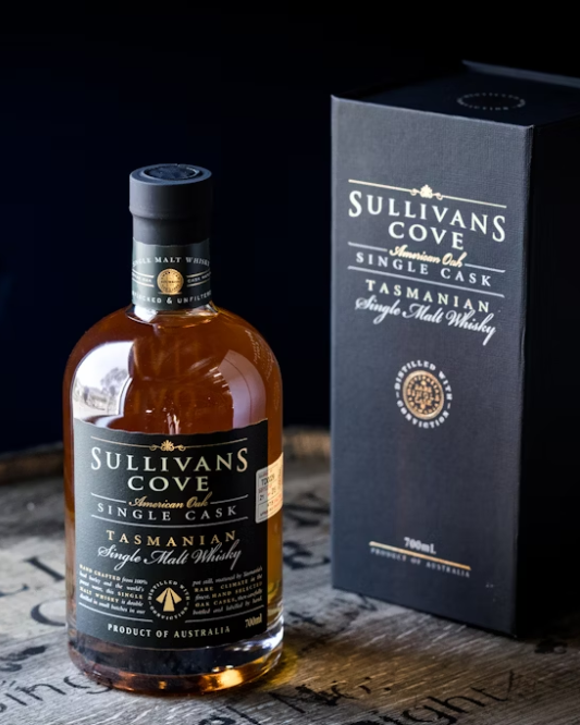 Sullivans Cove American Oak ex-Bourbon Single Cask Single Malt Whisky TD0387 700ml Gift Box - Craft Republic Liquor