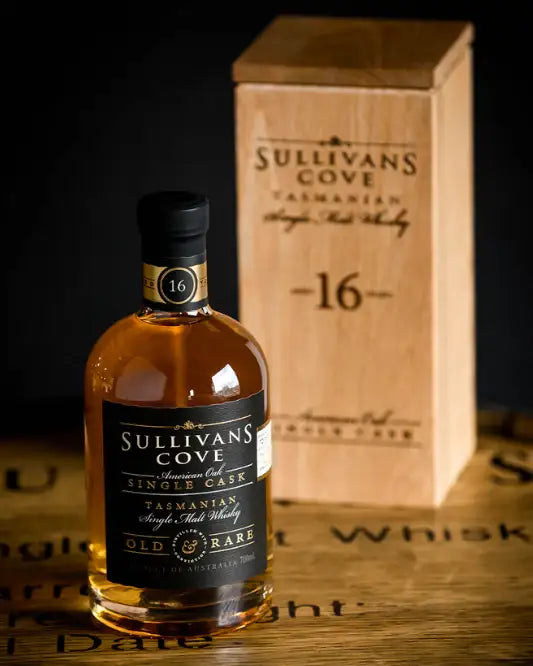 Sullivans Cove 16 YO American Oak Single Cask Old & Rare TD0207 700ml Original Wood Box - Craft Republic Liquor