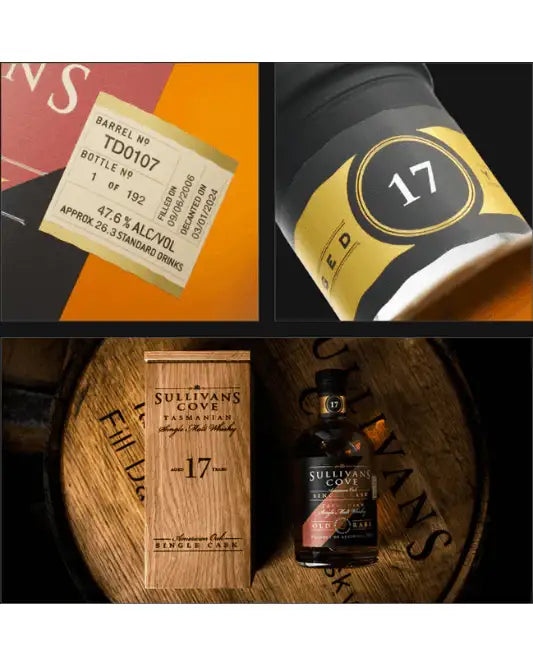 Sullivans Cove 17 YO American Oak Second-Fill Old & Rare TD0107 700ml