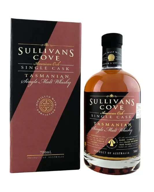Sullivans Cove American Oak Second Fill Single Cask Single Malt Whisky TD0424 700ml Gift Box