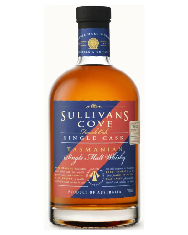 Sullivans Cove Aged 11 Years French Oak Second-Fill Whisky (TD0423) 700ml - Craft Republic Liquor