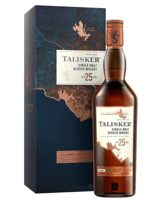 Talisker 25 Year Old Single Malt Scotch Whisky 700ml - Craft Republic Liquor