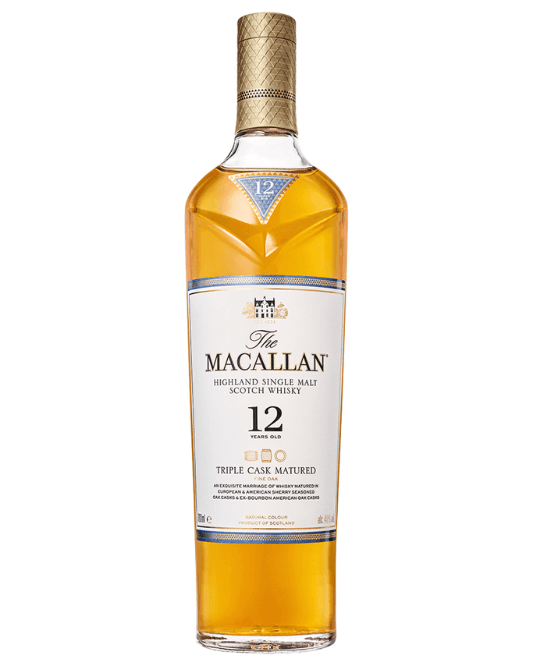 The Macallan 12 Year Old Triple Cask Single Malt Scotch Whisky 700ml - Craft Republic Liquor