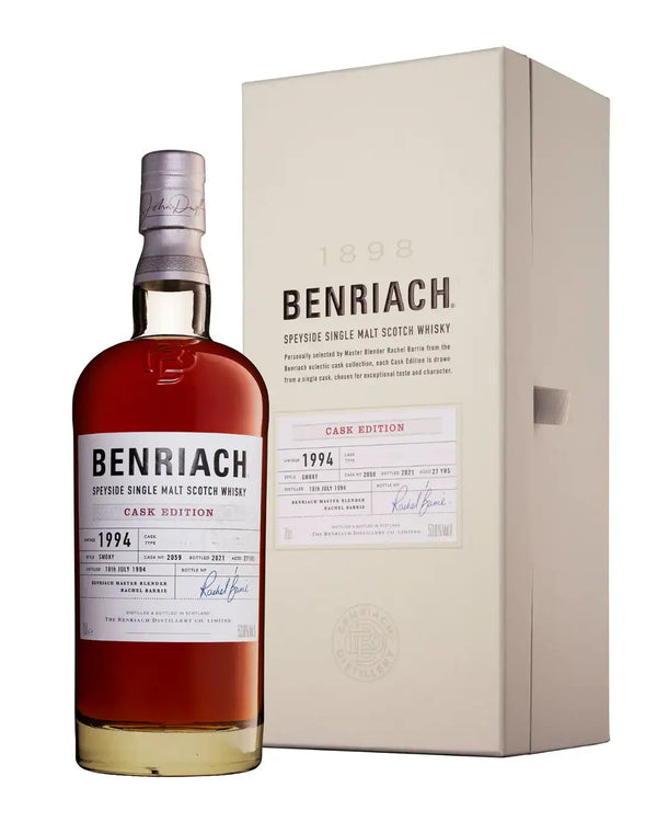 The Benriach 1994 Marsala Hogshead Single Cask Single Malt Scotch Whisky 700ml - Craft Republic Liquor