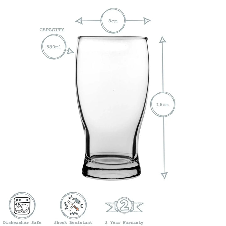 LAV Belek Pint Beer Glass - 580ml - Craft Republic Liquor